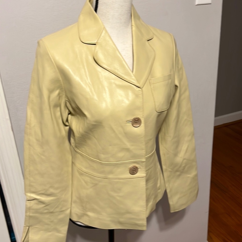 New Live a Little Leather Blazer- Nordstrom Label